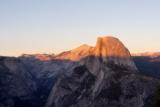 Sunset on half-done (Glacier point)   2006-09-03