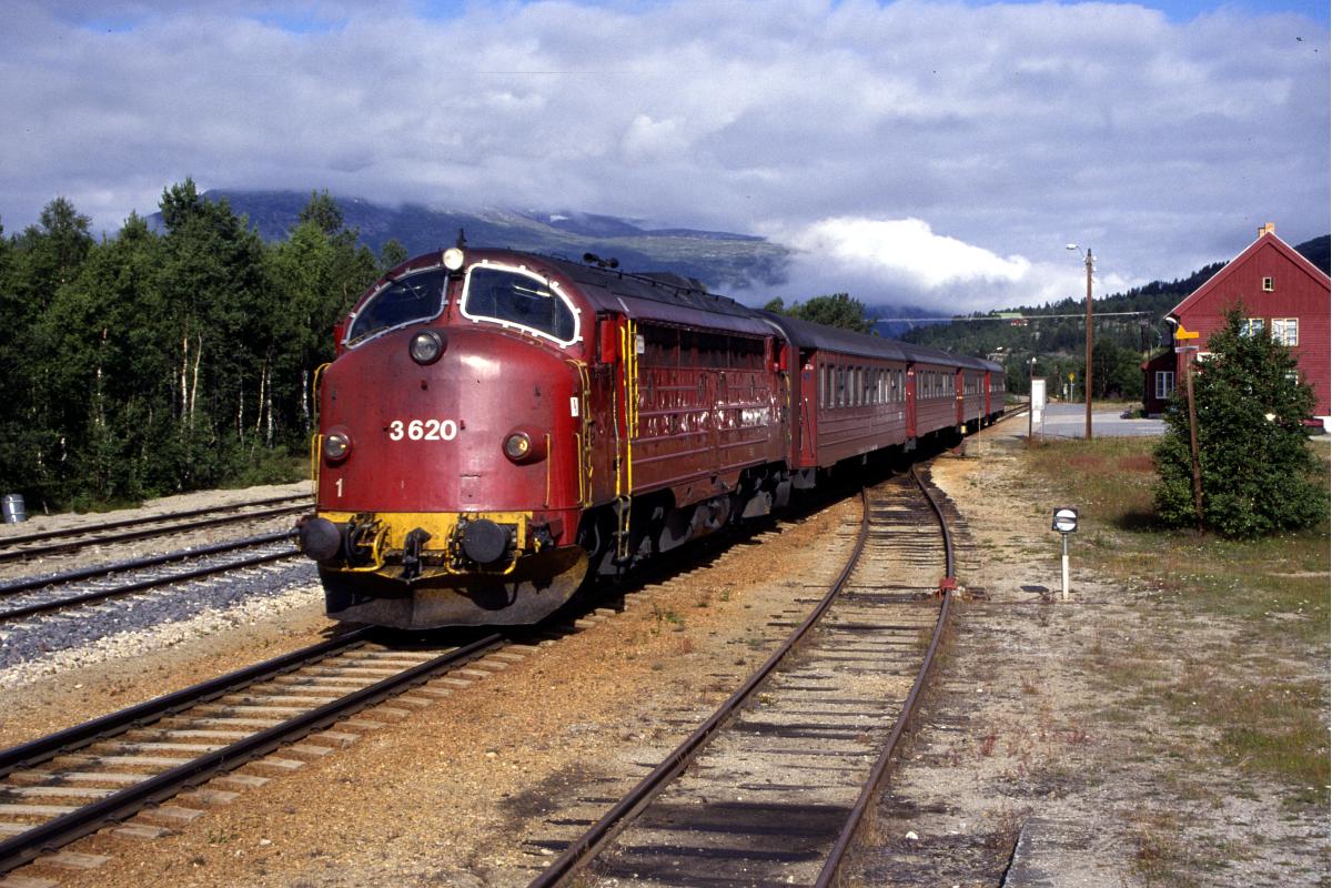 Train 352, Bjorli, 1999-08-08   Photo: Lolke Bijlsma