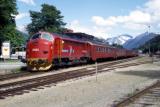 Åndalsnes (train 354), 1993-07-11   Photo: Lolke Bijlsma