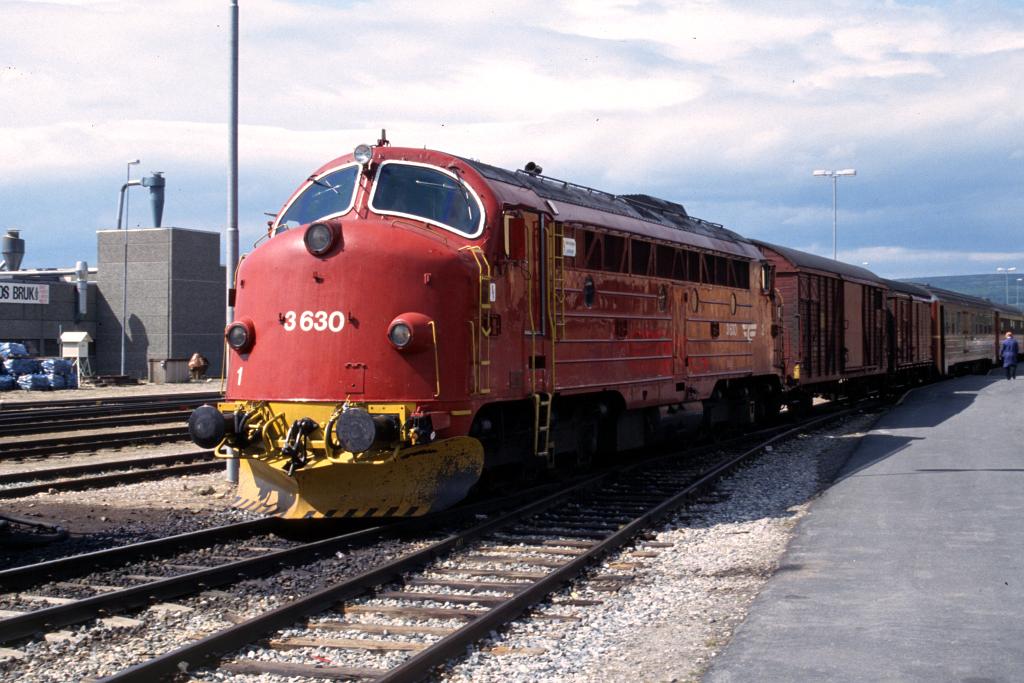 Røros (train 302), 1993-07-13   Photo: Lolke Bijlsma